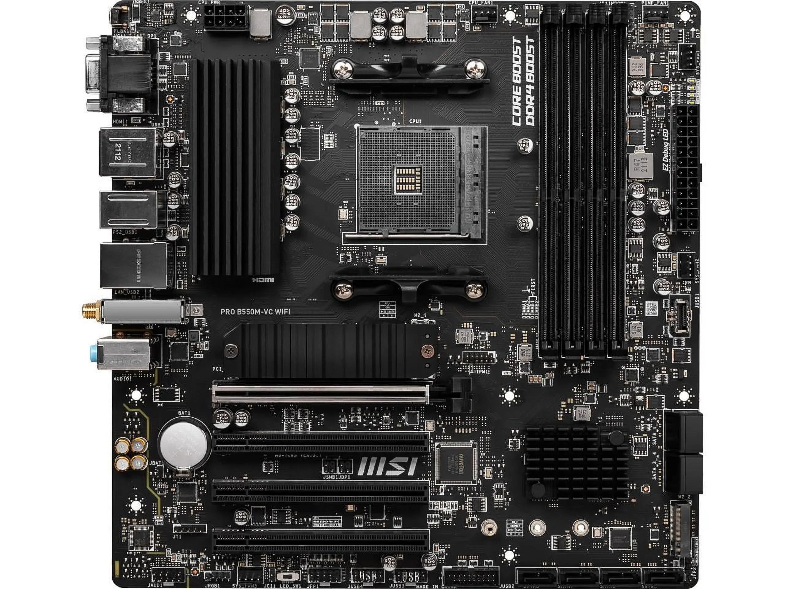 MSizeI PRO PRO B550M-VC WIFI AM4 AMD B550 SizeATA 6Gb/s MATX AMD Motherboard