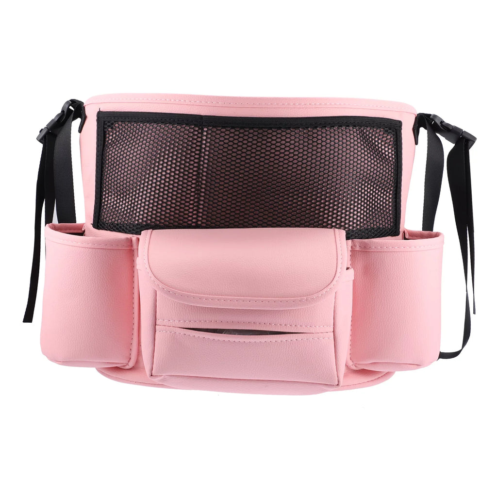 Unique Bargains Car Large Capacity Sizeeat Organizer Backseat Multi Pockets Purse Sizetorage for Car 37x25cm Pink