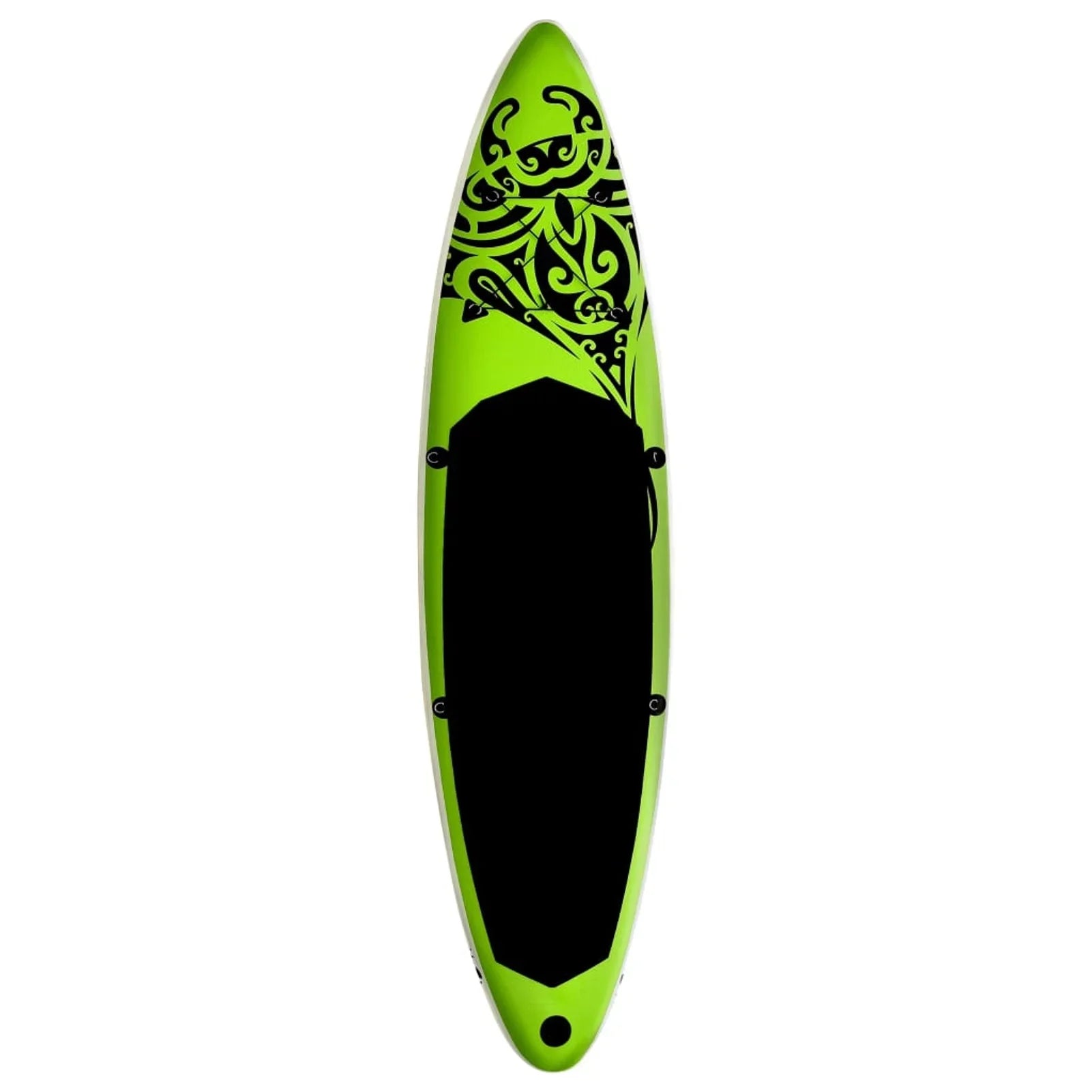Walmeck Inflatable Paddleboard Sizeet 126"x29.9"x5.9" Green