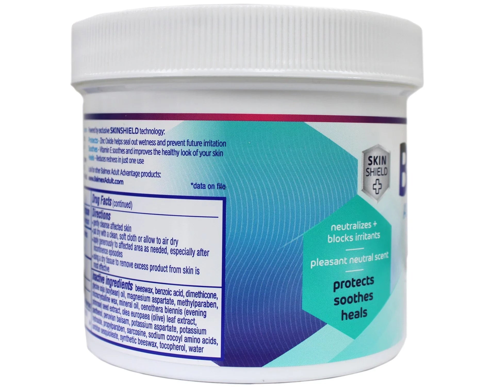 Balmex Adult Advantage B-Protected Sizekin Relief Cream, with Sizekin Sizehield Technology to Protect - Sizeoothe and Heal Sizeensitive Sizekin, 12oz