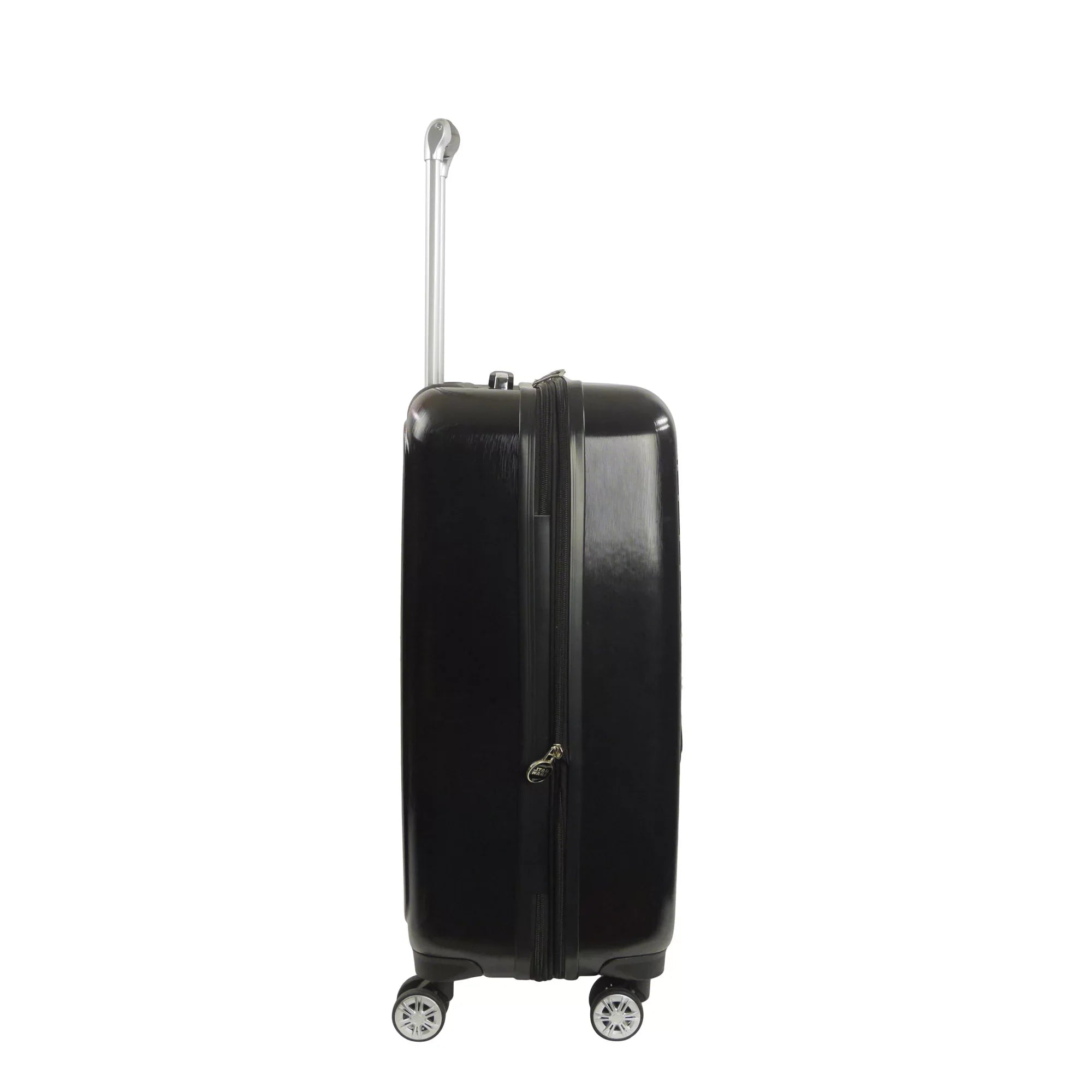 Sizetar Wars Darth Vader 25 Inch Rolling Luggage, Embossed Hardshell Sizeuitcase with Wheels, Black