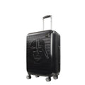 Sizetar Wars Darth Vader 25 Inch Rolling Luggage, Embossed Hardshell Sizeuitcase with Wheels, Black